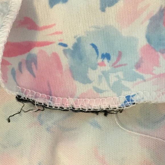 Vintage 70s 80s Pastel Ruffled Blouse Kawaii, Vintage Soft Girl Feminine Popover - Picture 5 of 12